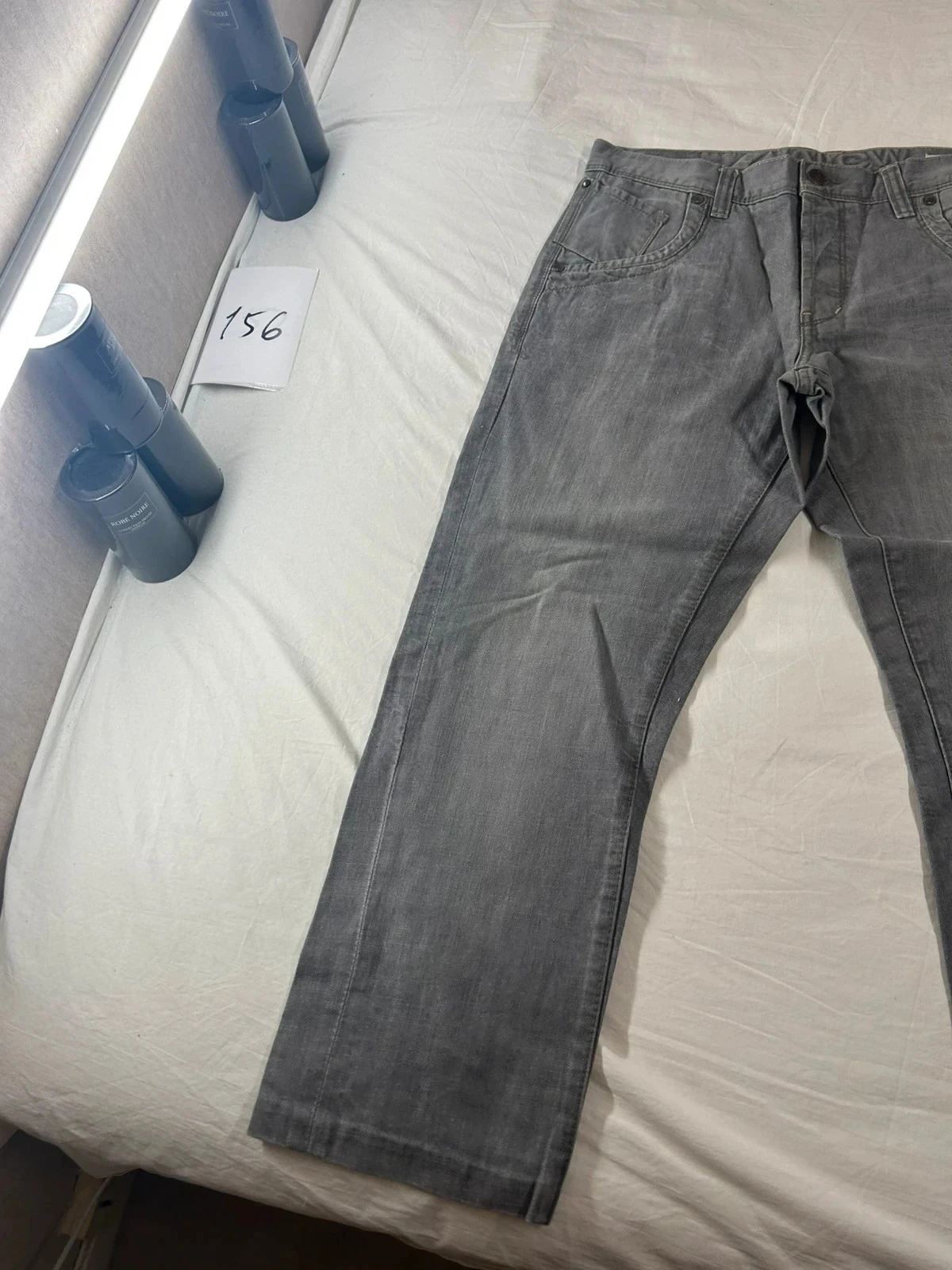 Calça jeans cinza reta Angelo Litrico w38 l34 – photo 3